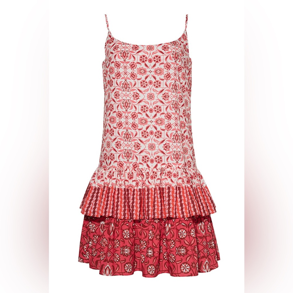 NWT | Cara Cara | Tory Dress in Spanish Tile Rose | Size XS